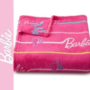 Barbie Signature Barbie Head Plush Throw Blanket